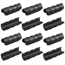 12 Pcs Greenhouse Clips 25mm Garden Greenhouse Clips High Temperature Resistant Tarpaulin Fastening Durable Greenhouse Easy To Use - Black
