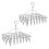 2-Pack Stainless Steel Laundry Drying Rack, Spinning Windproof Drying Rack (40 Clips) 1