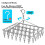 2-Pack Stainless Steel Laundry Drying Rack, Spinning Windproof Drying Rack (40 Clips) 3