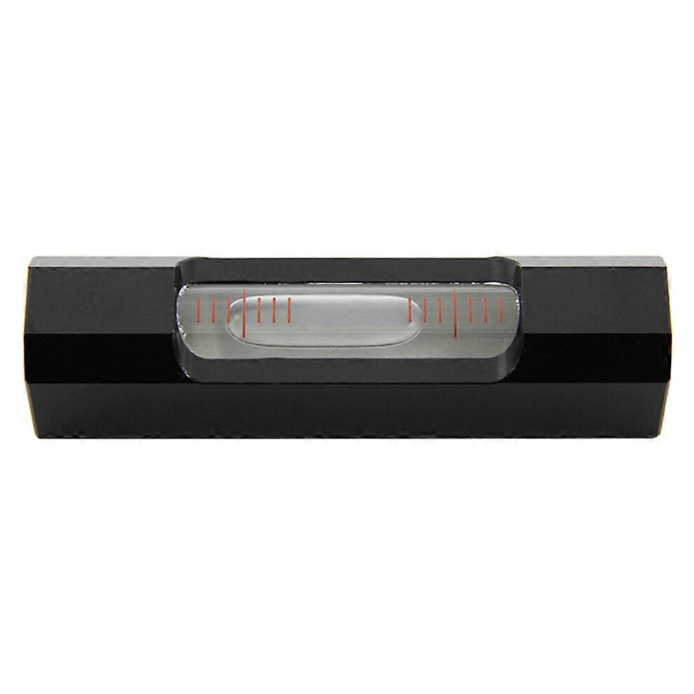 (, One Size) 0.02Mm/For M Aluminum Alloy High Precision Horizontal Bubble Rod Type Bubble Precision Measuring 85Mm/0.35In /Silve Black