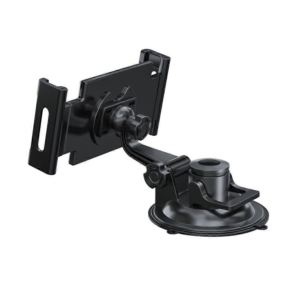 (A, One Size) Dash Desk Windshield Headrest 360 Degree Rotation Stand Holder With Strong Cup Suction Universal Compatible 4641363253830