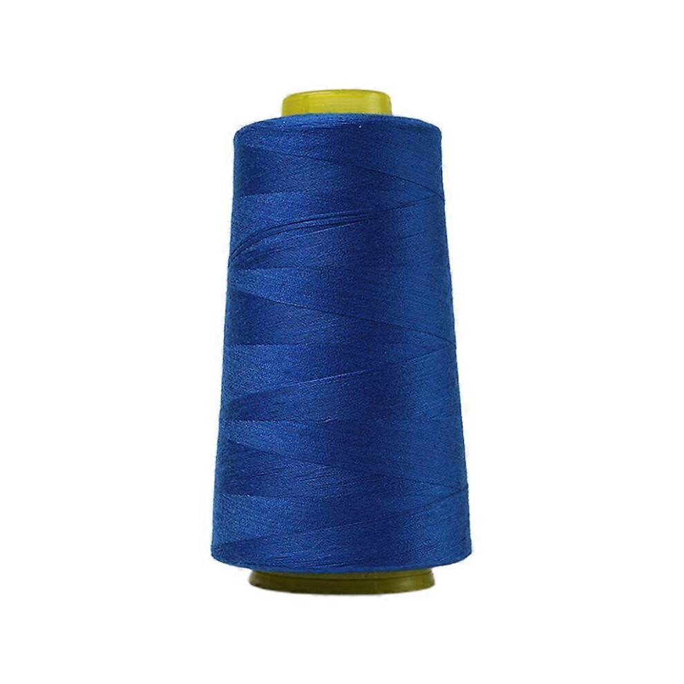 (White, One size) 100% Polyester Sewing Thread Spools Multiple Colors Stitching Machine Thread Flat Polyester Cord for DIY Sewing Crafts  291 Royal Bl