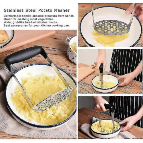 Potato Masher, Kitchen Masher, Stainless Steel Kitchen Masher, Handle Masher1pcs 1