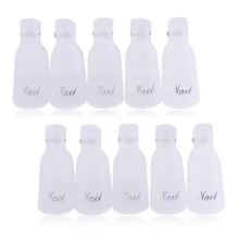 10Pcs/Box UV Gel Polish Remover Clips Nails Cleaning Tools White