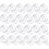 24 Pieces Plastic Tablecloth Clips, Clear Tablecloth Clips Holder Clips for Picnic Party 1