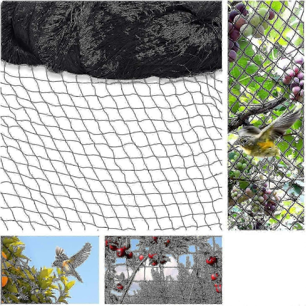 (As show, One size) 15m X 15m Bird Protection Net Bird Net Plant Net Pond Net Garden Net For Garden,5 X 5 Cm Large Holes-image-OPC-PHYQBVY-NEW