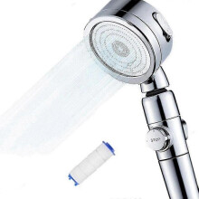 High Pressure Shower Head, Handheld Showerhead with On/off Full Shutoff Push Button And Switch To Control Flow, Angle-adjustable Water Saving Bod