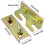 Set Of 4 Rust Resistant Mortiseless Bed Rail Mounting Brackets with Screws 3