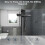 Silicone Squeegee Shower Cleaner with Hook for Shower Scraper for Kitchen,Mirror,Car,Window and Glass Cleaning 4