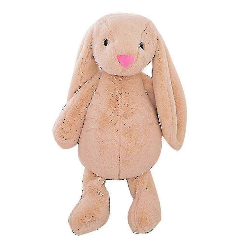 Kikidex (Beige, One Size) 35Cm Plush Floppy Ear Sitting Bunny Lovely Rabbit Stuffed Animal Baby Sleeping Appeasing Doll Toy Cream