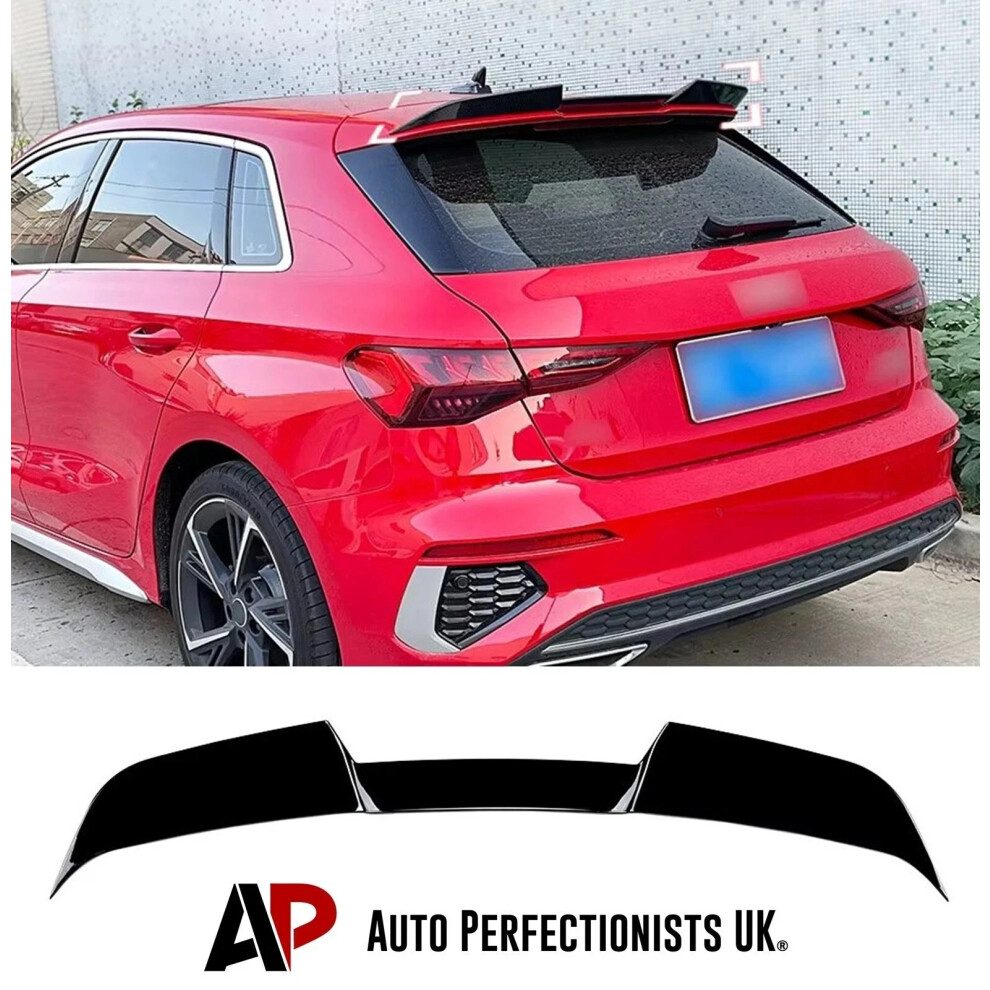 For Audi A3 S3 Rs3 8Y Rear Roof Spoiler Lip Wing Body Kit Splitter 2020+ 5061072668319