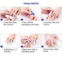 (As show, One size) Cotton Nail Polish Remover Pads Acetone Nail Polish Remover Gel Nail Wipes Individually Wrapped Lint Free Nail Wipes