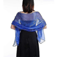 (Bean Paste, One size) Women's Evening Dress Wedding Shawl Solid Color Party Shawl Tulle Scarf