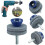 3pcs Universal Lawn Mower Blade Sharpener for Any Electric Drill & Hand Drill 1
