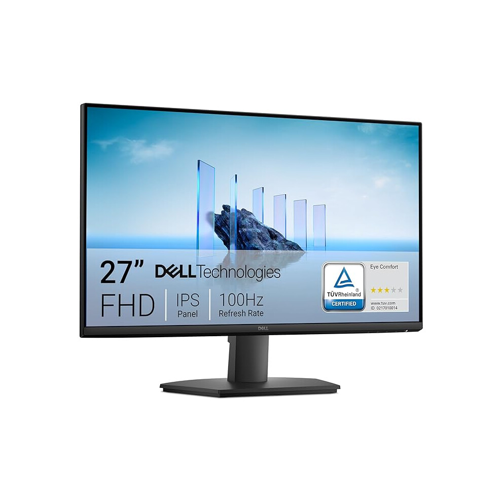 Dell 27 Monitor - Se2725hm, Full Hd (1920X1080), 100Hz, Ips, 5Ms, Vesa (100X100mm), Hdmi, Vga, 3 Year Warranty, Black