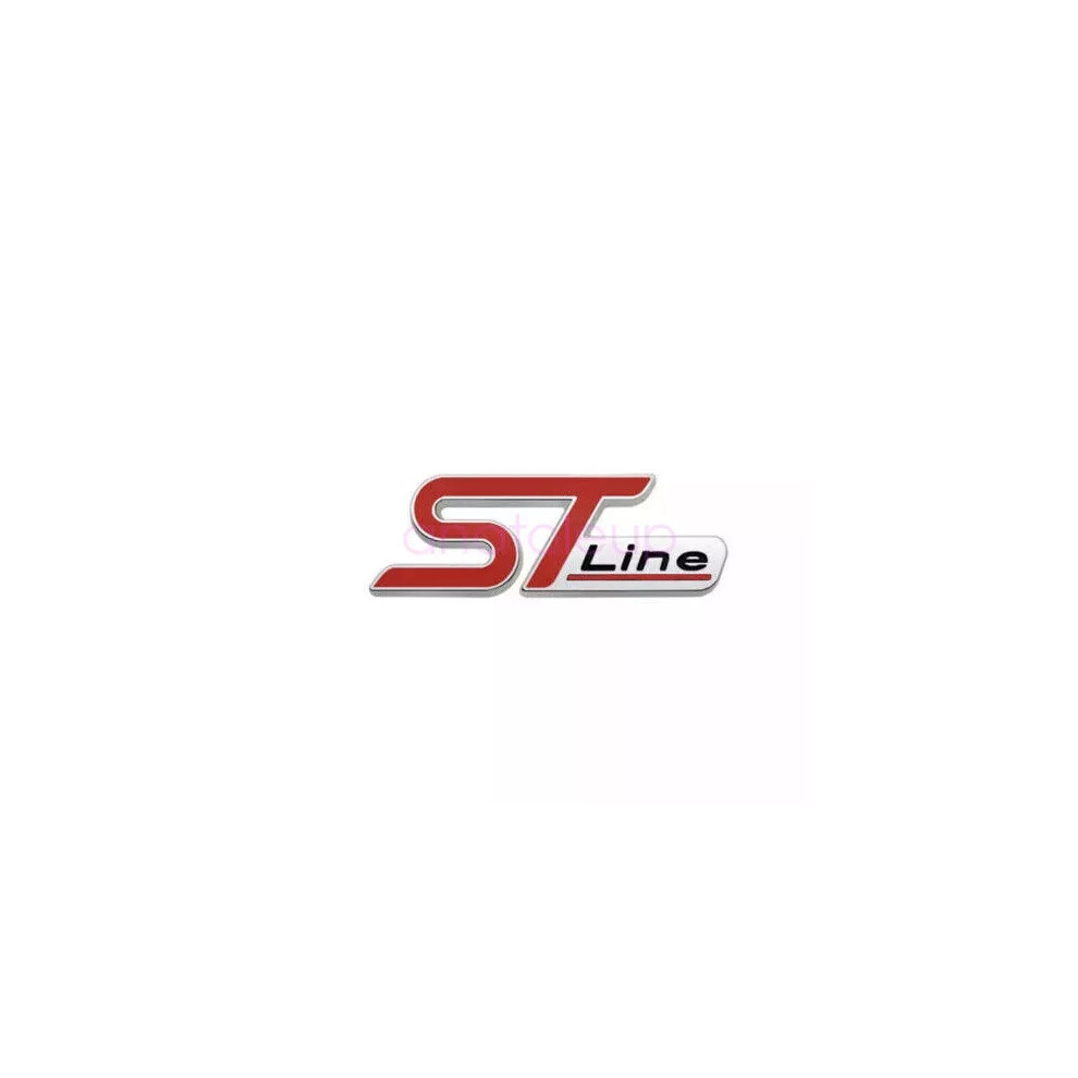 St Line Tailgate Boot Badge For Ford Focus Fiesta Puma Kuga Ecosport Car Red 6963793992119