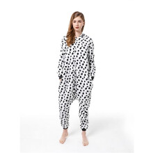 (B, 130) Xuebao Cartoon One-piece Pajamas Autumn And Winter Flannel Snowman Same Style Couple Funny Pajamas Home Clothes