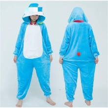 (E, 140) Xuebao Cartoon One-piece Pajamas Autumn And Winter Flannel Snowman Same Style Couple Funny Pajamas Home Clothes