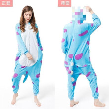 (Q6, 130) Xuebao Cartoon One-piece Pajamas Autumn And Winter Flannel Snowman Same Style Couple Funny Pajamas Home Clothes