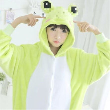 (PW1, 100) Xuebao Cartoon One-piece Pajamas Autumn And Winter Flannel Snowman Same Style Couple Funny Pajamas Home Clothes