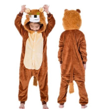(PW2, M) Xuebao Cartoon One-piece Pajamas Autumn And Winter Flannel Snowman Same Style Couple Funny Pajamas Home Clothes