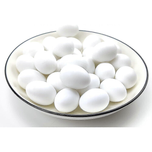 (As show, One size) 10 Pcs Plastic Pigeon Eggs
