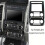 Fiber Inner Navigat Cover Trim Center Console Cover for 2015-2019 3