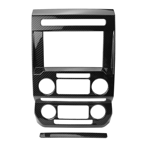 Fiber Inner Navigat Cover Trim Center Console Cover for 2015-2019