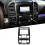 Fiber Inner Navigat Cover Trim Center Console Cover for 2015-2019 4