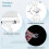 50 Pcs Rotatable Sign Clips, Double-Sided Merchandise Sign Holders, Plastic Clear Tag Display Racks, Label Stands js 3