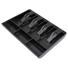 Cash Register Drawer - Tray Replacement 4 Bill/3 Coin Cash Register Insert Tray,12.6 x 9.6 x 1.4Inch DS