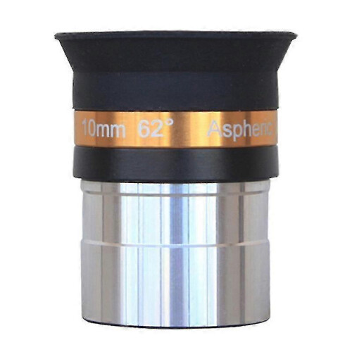 1.25" 62 Degrees 10mm Eyepiece Lens Aspheric Wide Angle High Definition FT