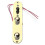 Saddle Bridge Plate 3 Way Switch Control Plate for Electric Guitar Parts Guitar Accessory Gold FT 2