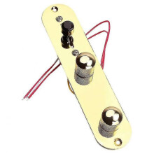 Saddle Bridge Plate 3 Way Switch Control Plate for Electric Guitar Parts Guitar Accessory Gold FT