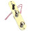 Saddle Bridge Plate 3 Way Switch Control Plate for Electric Guitar Parts Guitar Accessory Gold FT 1