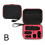 (black-red liner) For DJI Osmo Pocket 3 Gimbal Camera Accessories Portable Case Storage Bag 5