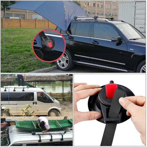Vehicle Cover Suction Cup Roof Suction Cupblack-2pcs 2