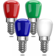 E14 Colorful Led Light Bulb, 3w Red, Green, Blue, Warm White Light Bulb, Suitable for Ac220-240v, Halloween/christmas/festival, Bar/party Color Light