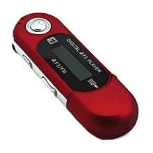 (Red) Usb Mp3 Player Portable Music Player Digital Lcd Screen 4g Storage Fm Radio Multifunction Mp3 Music Player Usb Stick K1kf,red