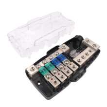 Audio Stereo Fuses Box LED Multi-Functional Power Splitting Distribution Block