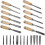 12pcs Professional Wood Carving Chisel Set w/Carrying Case 3