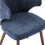 Living And Home (Blue) Set of 2 Upholstered Dining Chairs 5