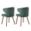 Living And Home (Green) Set of 2 Upholstered Dining Chairs 4