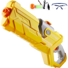 (As show, One size) Water Gun For Kids Adults650cc Capacity Electric Water Gun39ft Range Automatic Water Gun Toysummer Swimming Pool Beach Outdoor Water Toysyellow