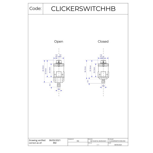 McAlpine McAlpine Sink Bath Clicker Plug Waste Spring MECHANISM ONLY For CLICKERSWITCHHB 2