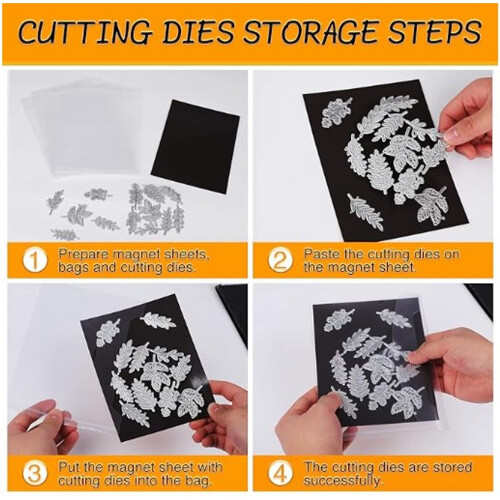 10Pcs Die Storage Magnetic Rubber Sheets for DIY Craft 2