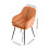 Living And Home (Orange) Set of 2 Upholstered Dining Chairs 7