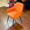 Living And Home (Orange) Set of 2 Upholstered Dining Chairs 6