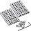 100 Pieces Pin Keepers & Locks with Wrench - 6x5mm Pin Backs for Secure Fastening 1