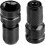 Impact Socket Driver Bit, 1/2" Square to 1/4" Hex Socket Adapters, for Impact Ratchet and Screwdriver Bit Holder Socket - 2 Pieces 1